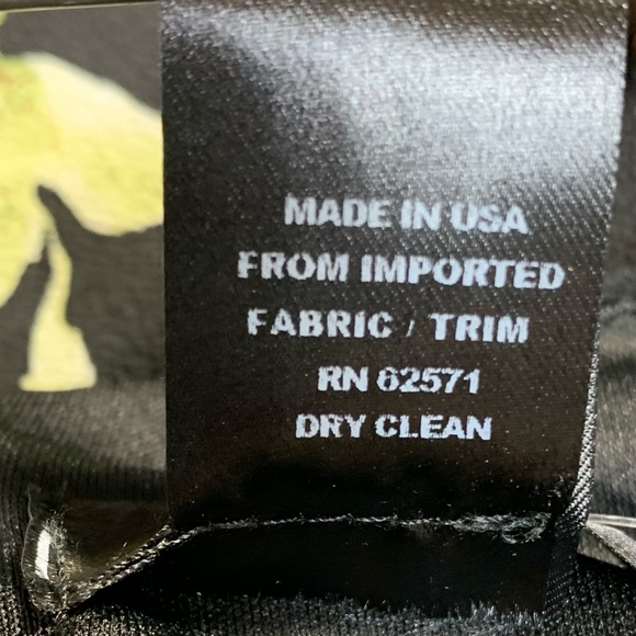 Aqua~NWT~Womens 3/4 Sleeve Deep V-Neck Black Feminine Floral Mini Dress~Sz XS‎ - Picture 14 of 15